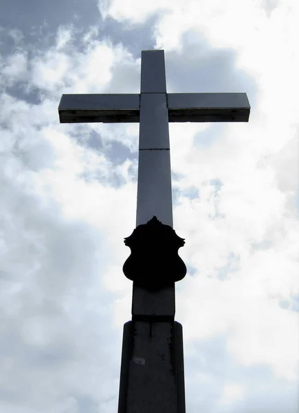 Самітський Хрест Гір Геймгартен Баварії Німеччина — стокове фото