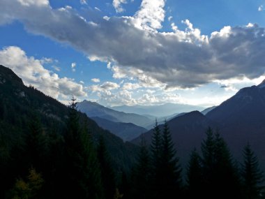 Heinrich-Noe-Steig ferrata üzerinden Karwendelspitze Dağı, Bavyera, Almanya