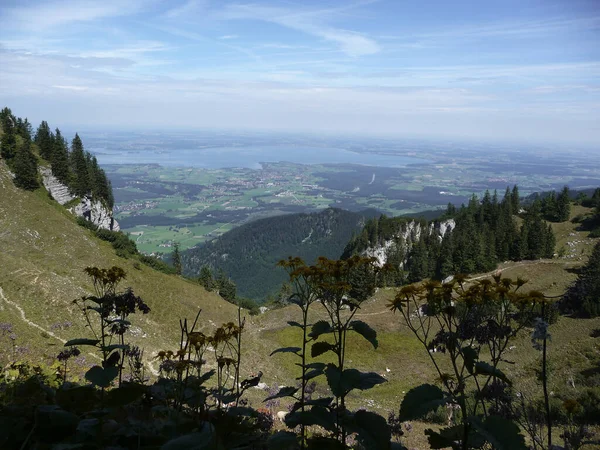 Excursión Montaña Hochgern Baviera Alemania — Foto de Stock