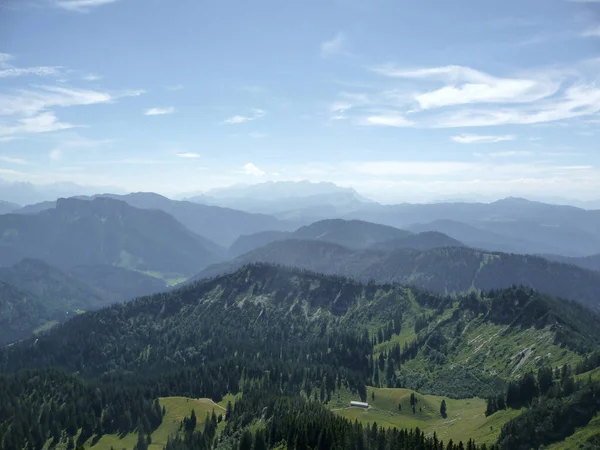 Bergwandeltocht Naar Hochgern Beieren Duitsland — Stockfoto