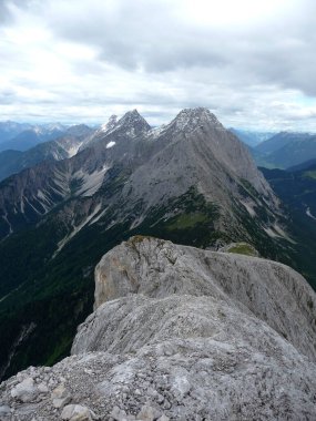 Hohe Munde dağına dağ yürüyüşü, Tyrol, Avusturya