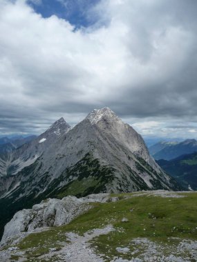 Hohe Munde dağına dağ yürüyüşü, Tyrol, Avusturya