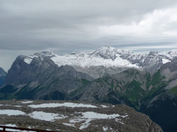 Hohe Munde Mountain Crossing Tirol Áustria — Fotografia de Stock