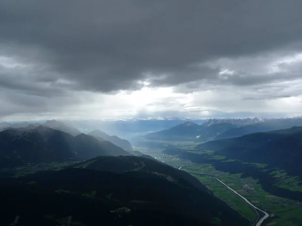 Hohe Munde Dağına Dağ Yürüyüşü Tyrol Avusturya — Stok fotoğraf