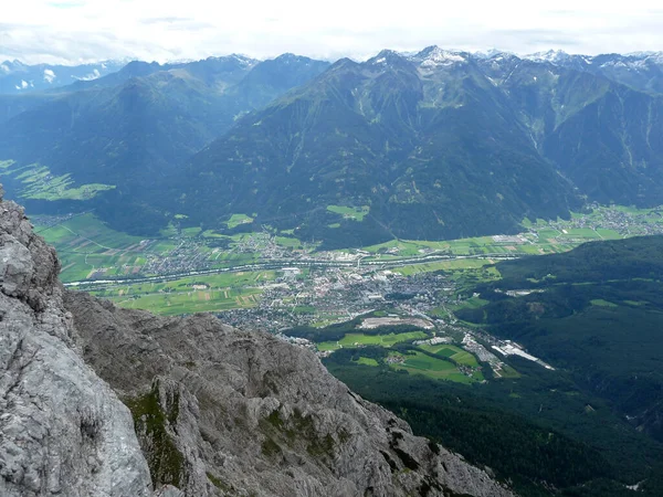 Mountain Hiking Hohe Munde Mountain Tyrol Austria — Stockfoto