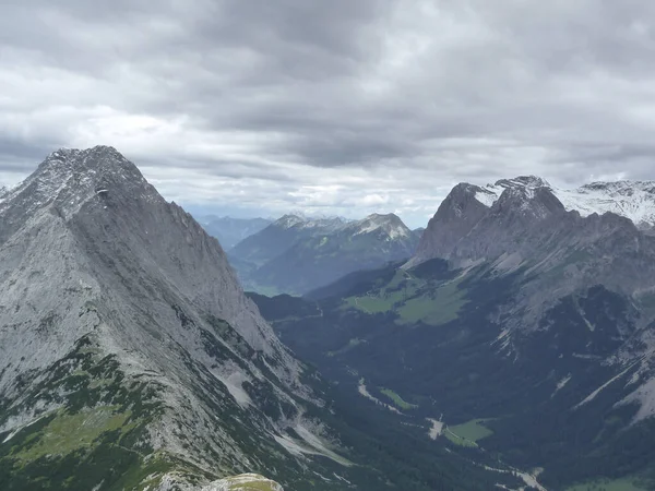 Ορειβασία Στο Βουνό Hohe Munde Τιρόλο Αυστρία — Φωτογραφία Αρχείου
