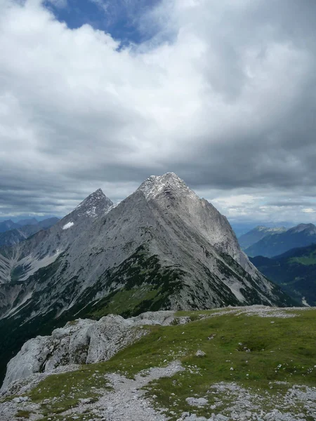 Bergwandern Auf Die Hohe Munde Tirol Österreich — Stockfoto