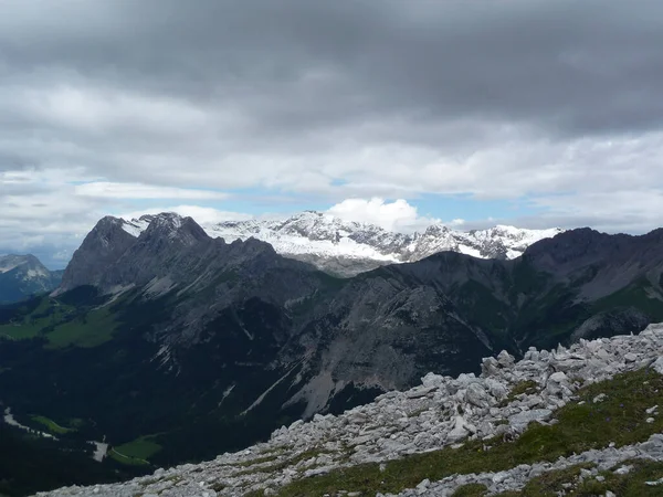 Mountain Hiking Hohe Munde Mountain Tyrol Austria — Stock Photo, Image