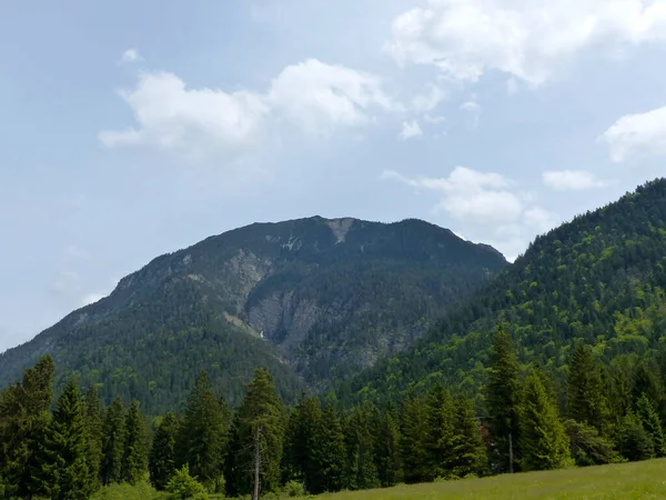 Hoher Fricken Mountain Tour Baviera Alemanha — Fotografia de Stock