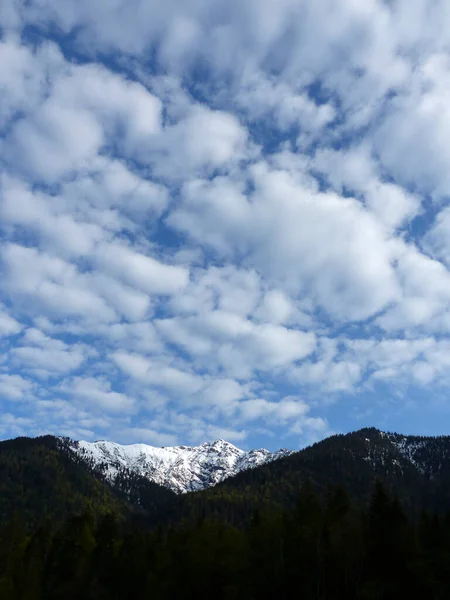 Hoher Ziegspitz Mountain Tour Baviera Alemanha — Fotografia de Stock