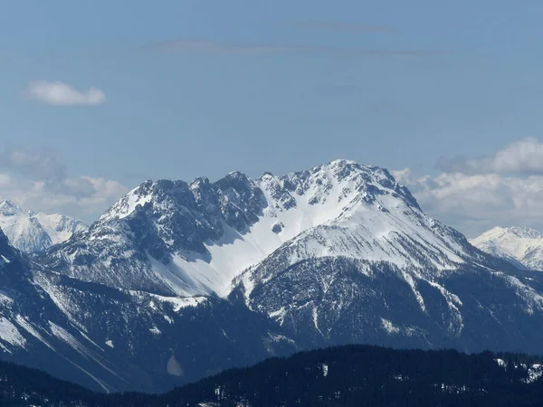 Hoher Ziegspitz Mountain Tour Bavaria Germany — Stock Photo, Image