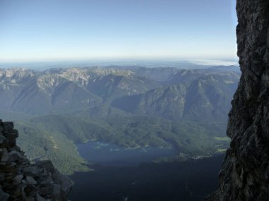 Almanya, Bavyera 'daki ünlü Eibsee Gölü