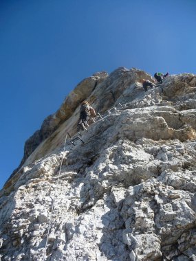 Zugspitze Dağı, Zugspitze Dağı üzerinden Jubilaumsgrat 'a tırmanan