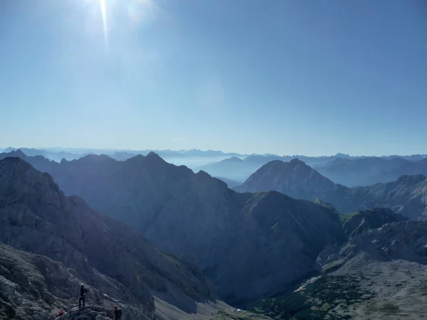 Panorama Montagne Jubilaumsgrat Montagne Zugspitze Allemagne — Photo