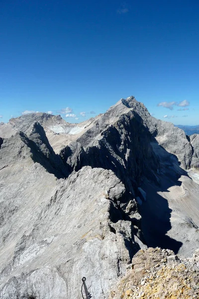 Bergpanorama Bij Jubilaumsgrat Zugspitze Duitsland — Stockfoto