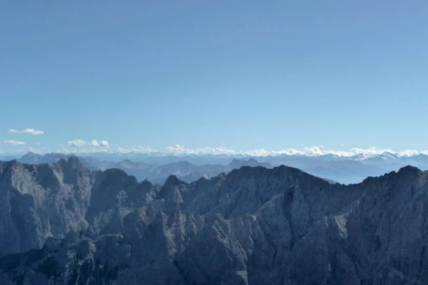 Hegyi Panoráma Jubilaumsgrat Zugspitze Hegy Németország — Stock Fotó