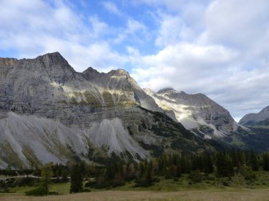 Dağ turu Karwendel dağları, Tyrol, Avusturya