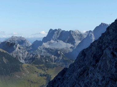 Dağ yürüyüşü Karwendel, Tyrol, Avusturya
