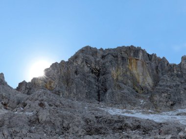 Dağ turu Karwendel dağları, Tyrol, Avusturya