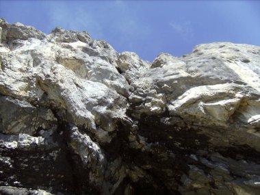 Mittenwald, Almanya 'nın Bavyera Alplerinde yaz mevsiminde ferrata yoluyla