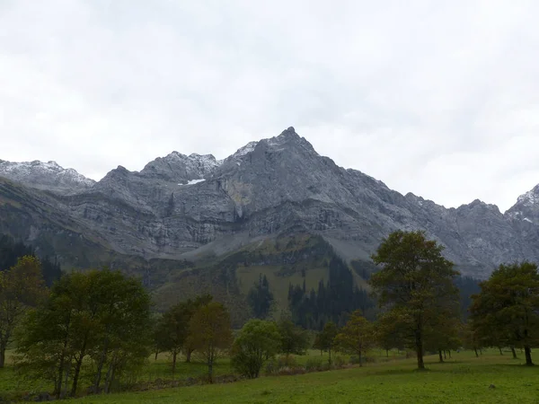 Grosser Ahornboden Nature Monument Karwendel Mountains Tyrol Austria — Stockfoto