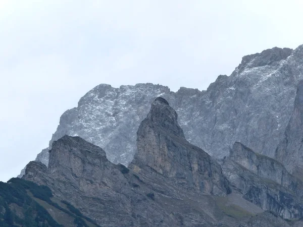 Grosser Ahornboden Naturdenkmal Karwendelgebirge Tirol Österreich — Stockfoto