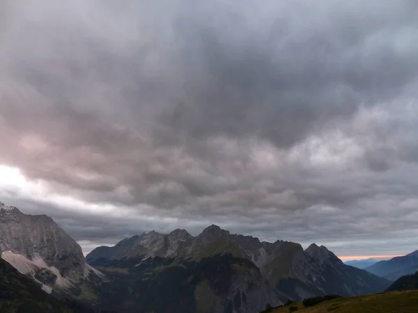 Dağ Turu Karwendel Dağları Tyrol Avusturya — Stok fotoğraf