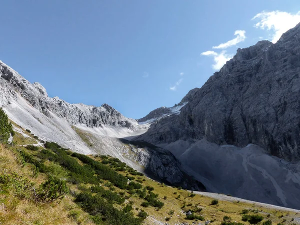 Passeio Montanha Karwendel Montanhas Tirol Áustria — Fotografia de Stock