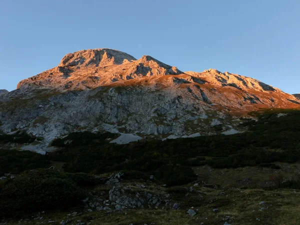 Mountain Hiking Tour Karwendel Mountains Tyrol Austria — Stock Photo, Image