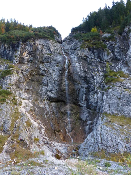 Passeio Montanha Karwendel Montanhas Tirol Áustria — Fotografia de Stock