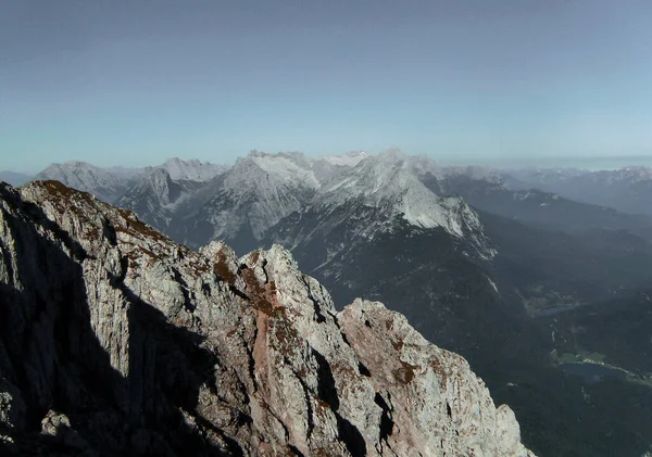 Mittenwald Ferrata Βαυαρικές Άλπεις Γερμανία Καλοκαίρι — Φωτογραφία Αρχείου