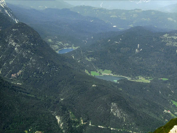 Mittenwald Almanya Nın Bavyera Alplerinde Yaz Mevsiminde Ferrata Yoluyla — Stok fotoğraf