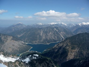 Avusturya, Tyrol 'da Heiterwang Gölü ve Plansee Gölü