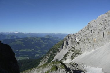 Tırmanış turu Kopftorlgrat dağı, Tyrol, Avusturya