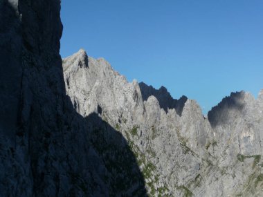 Tırmanış turu Kopftorlgrat dağı, Tyrol, Avusturya