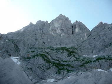 Tırmanış turu Kopftorlgrat dağı, Tyrol, Avusturya