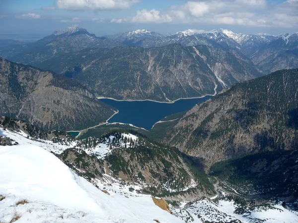 Heiterwang Plansee Tirolban Ausztriában — Stock Fotó