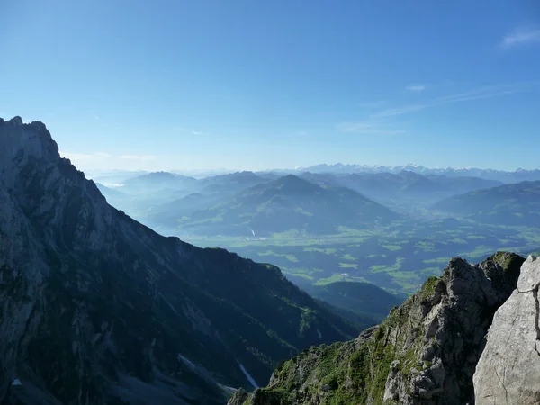 Climbing Tour Kopftorlgrat Mountain Tyrol Austria — Stockfoto