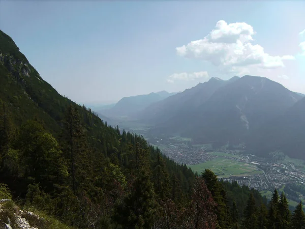 Bergwanderung Auf Den Kramerspitz Bayern Frühling — Stockfoto