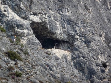 Tyrol, Avusturya 'daki Ferrata üzerinden Kaiser Max' e tırmanan