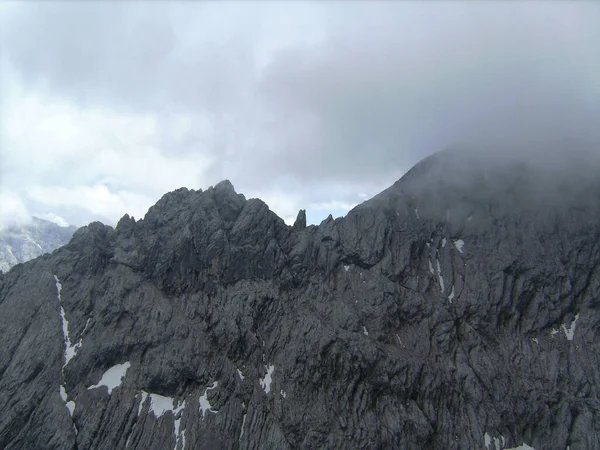 Alpspitze Ferrata Garmisch Partenkirchen Beieren Duitsland Het Voorjaar — Stockfoto