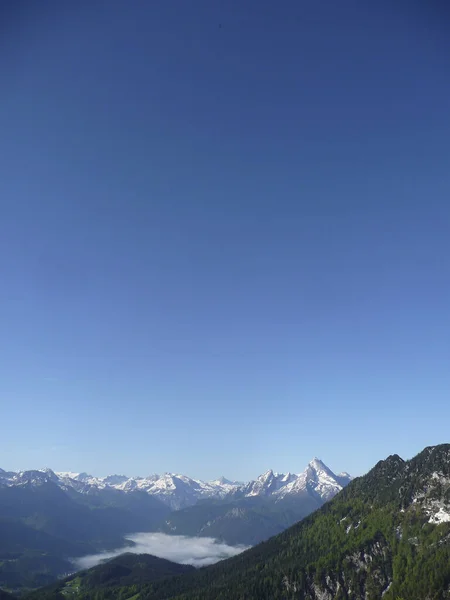 Klettersteige Berchtesgadener Hochthron Bayern Deutschland Frühling — Stockfoto