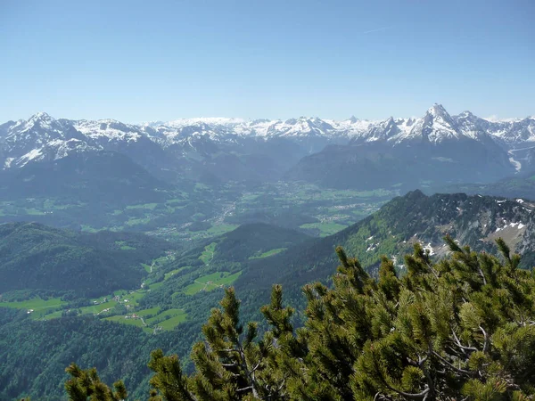 Ferrata Montanha Berchtesgadener Hochthron Baviera Alemanha Primavera — Fotografia de Stock