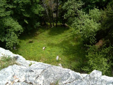 Postalmklamm kanonu, Salzburg 'daki ferrata yoluyla, Avusturya Salzkammergut, Avusturya