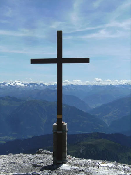 Zirve Hochkonig Dağında Konigsjodler Berchtesgaden Alplerinde Ferrata Üzerinden Avusturya — Stok fotoğraf