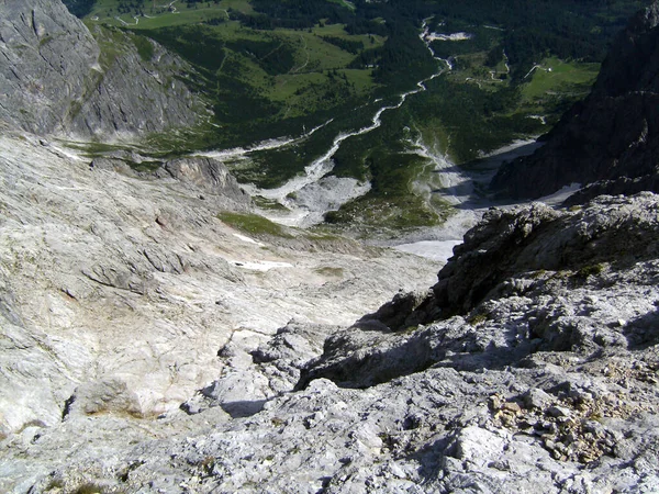 Konigsjodler Ferrata Alpii Berchtesgaden Austria — Fotografie, imagine de stoc