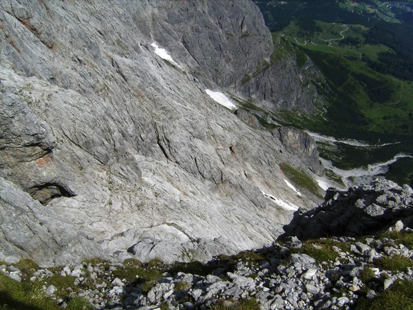Berchtesgaden Alpleri Ndeki Ferrata Üzerinden Konigsjodler Avusturya — Stok fotoğraf