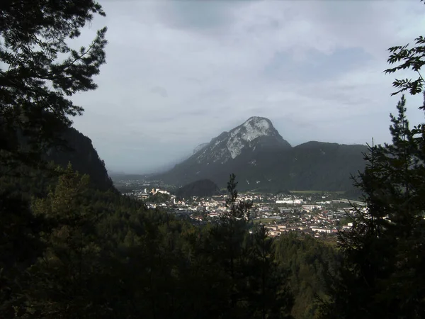 Pendentif Montagne Kufstein Autriche Automne — Photo