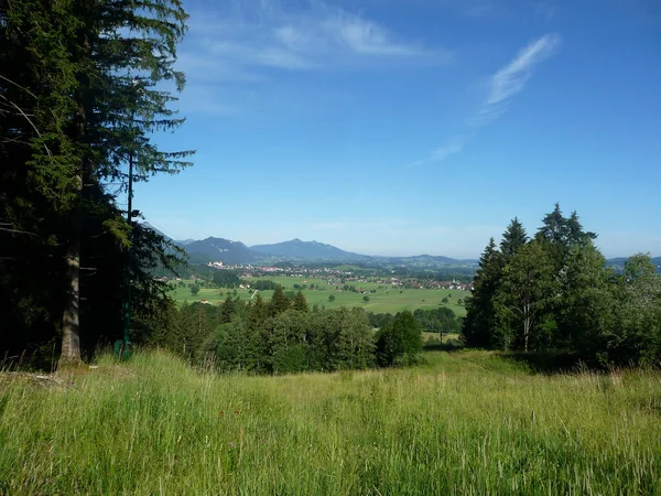 Mountain Hiking Tour Tegelberg Mountain Bavaria Germany — Stock fotografie