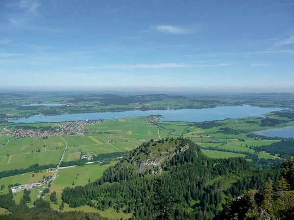 Mountain Panorama Tegelberg Mountain Bavaria Germany — Zdjęcie stockowe